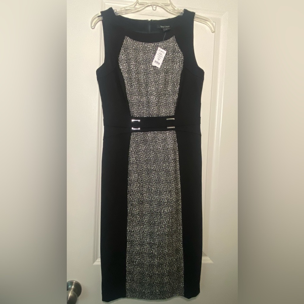 Elegant Black and Gray Women's Dress